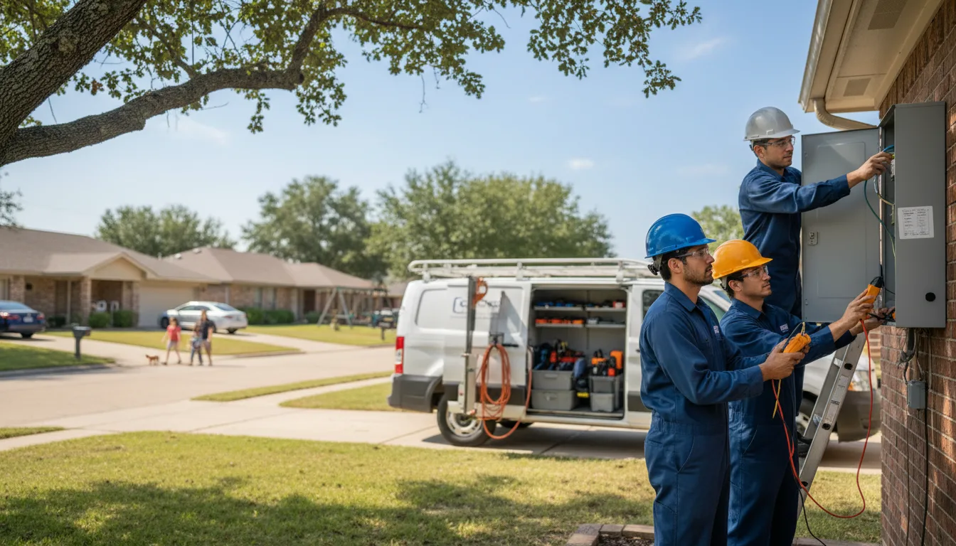 Certified electrician providing emergency electrical services in Fleetwood, PA